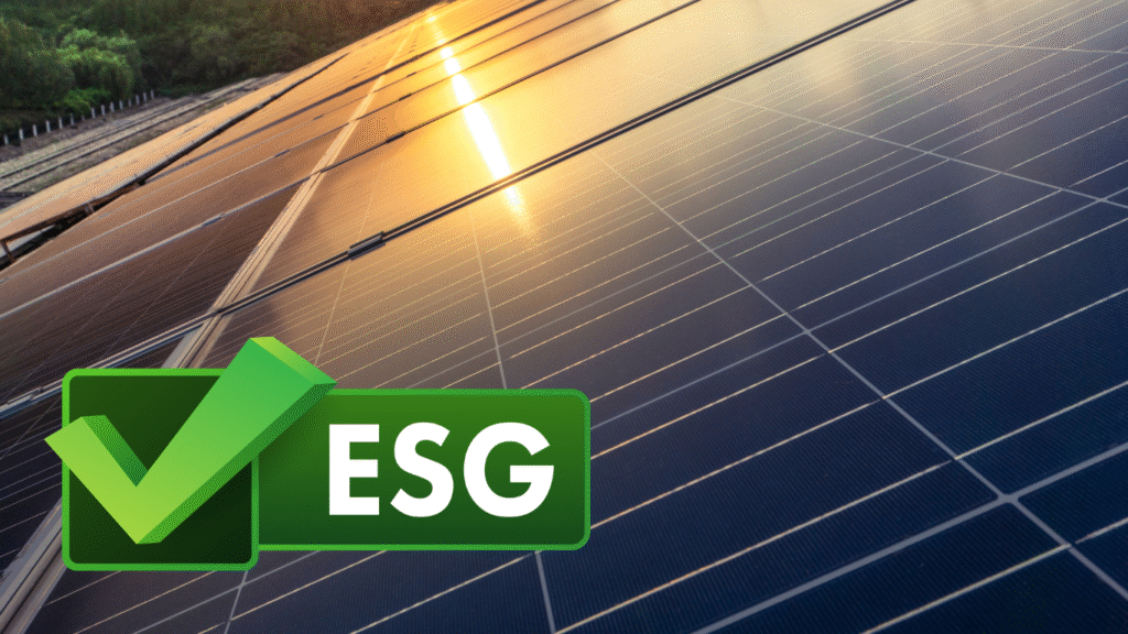 ESG và Giải pháp điện mặt trời áp mái cho doanh nghiệp