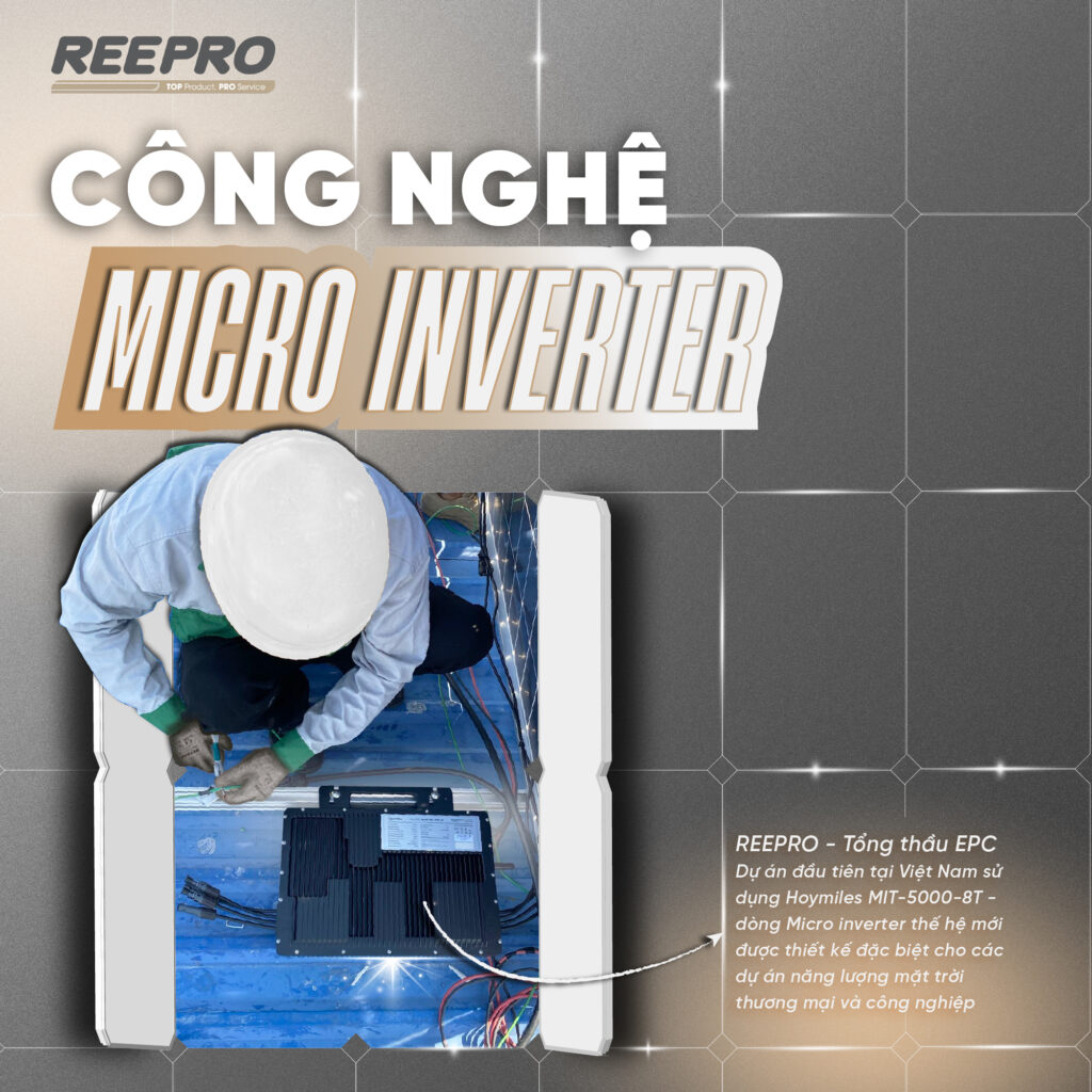 Công nghệ Micro Inverter trong hệ thống điện mặt trời áp mái